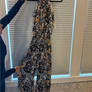 Floral Print Jumpsuit